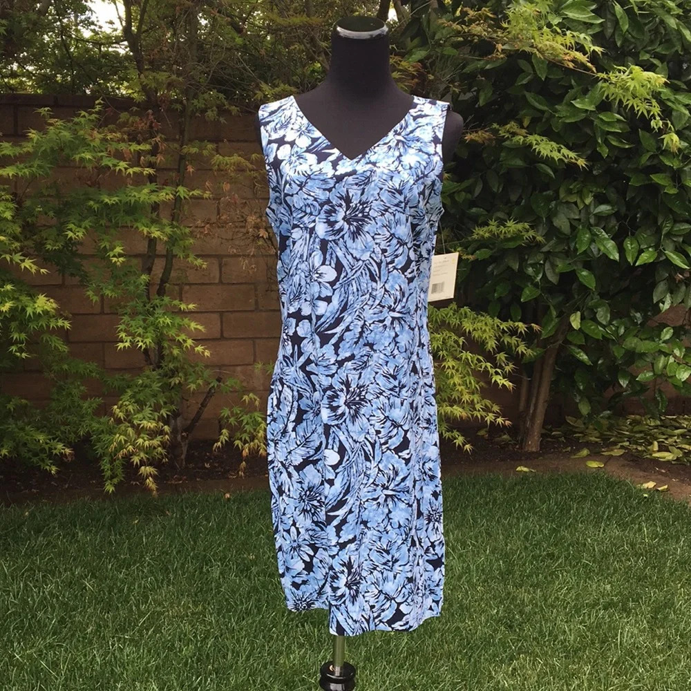 NEW*Liz‎ Claiborne Villager Tropical Getaway Dress